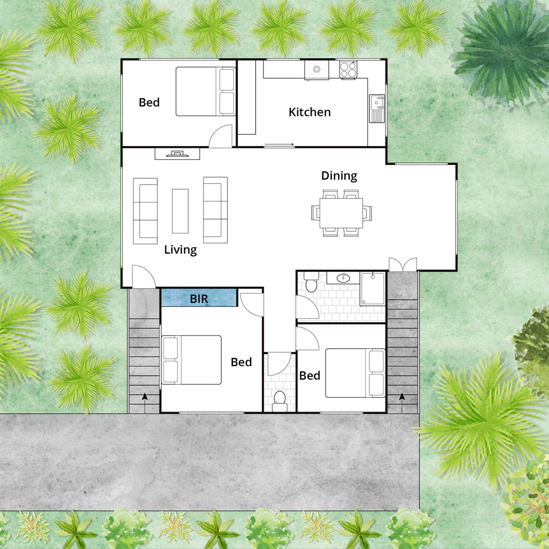 detailed floor plan layout